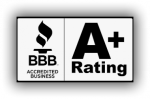 BBB Accredited Business, A+ rating