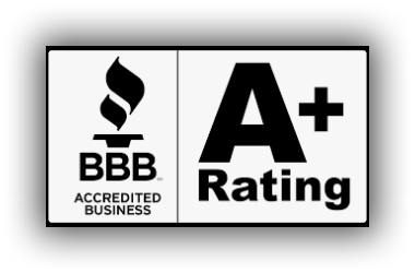 BBB Accredited Business, A+ rating